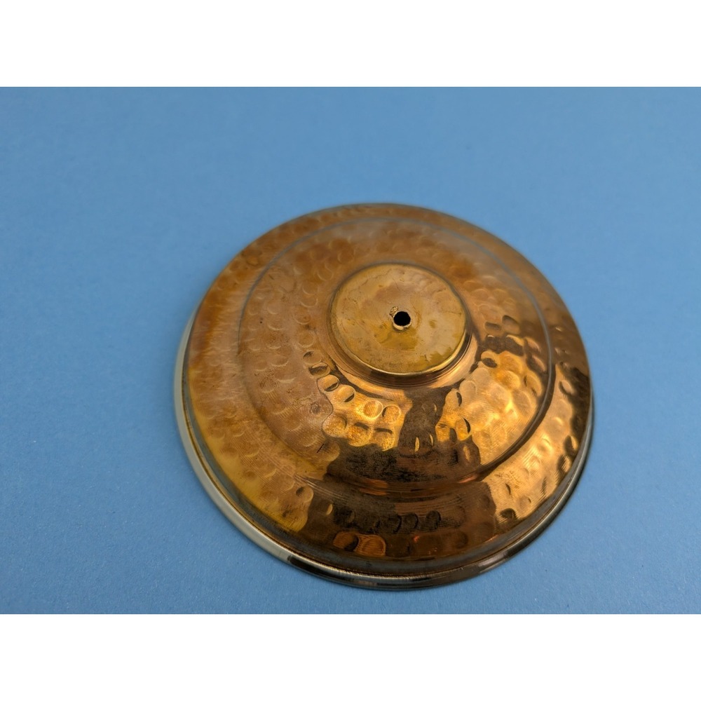 Vintage India Hammered Copper Pot Pan Lid 5.5 Inch